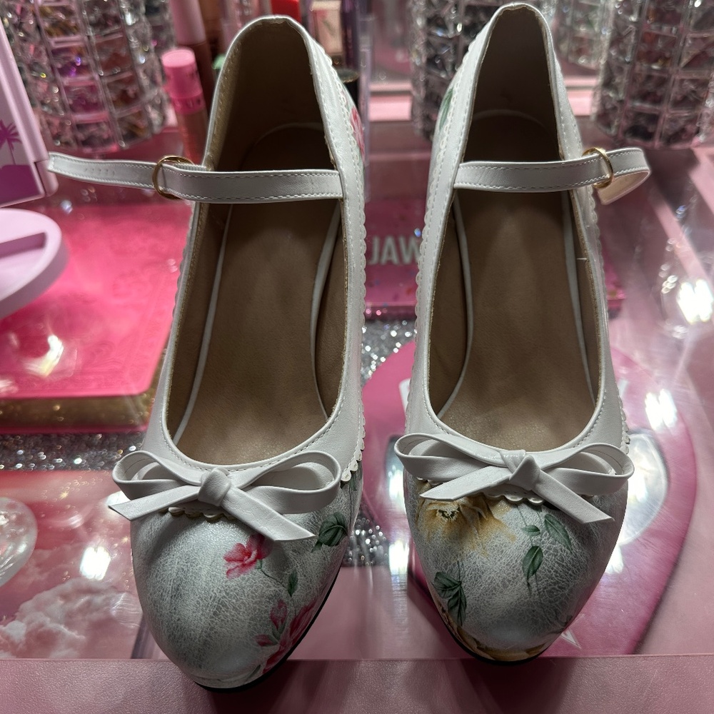 Garden Party Kawaii/ Cottagecore Heels
